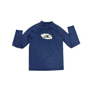 Kids Tesla Moisture Wicking Long Sleeve Youth 12 Medium, Navy Blue